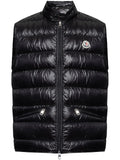 Moncler zip quilted waistcoat