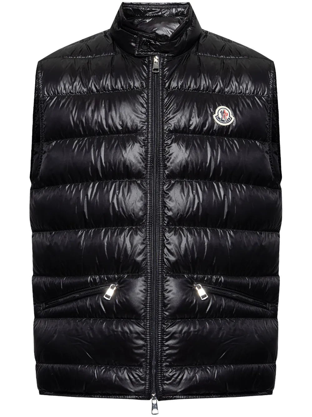 Moncler zip quilted waistcoat