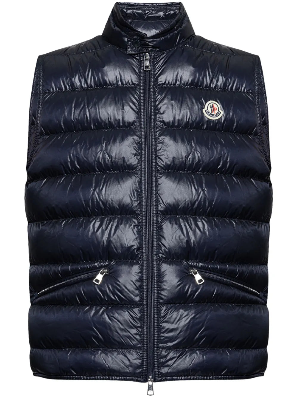 Moncler zip quilted waistcoat