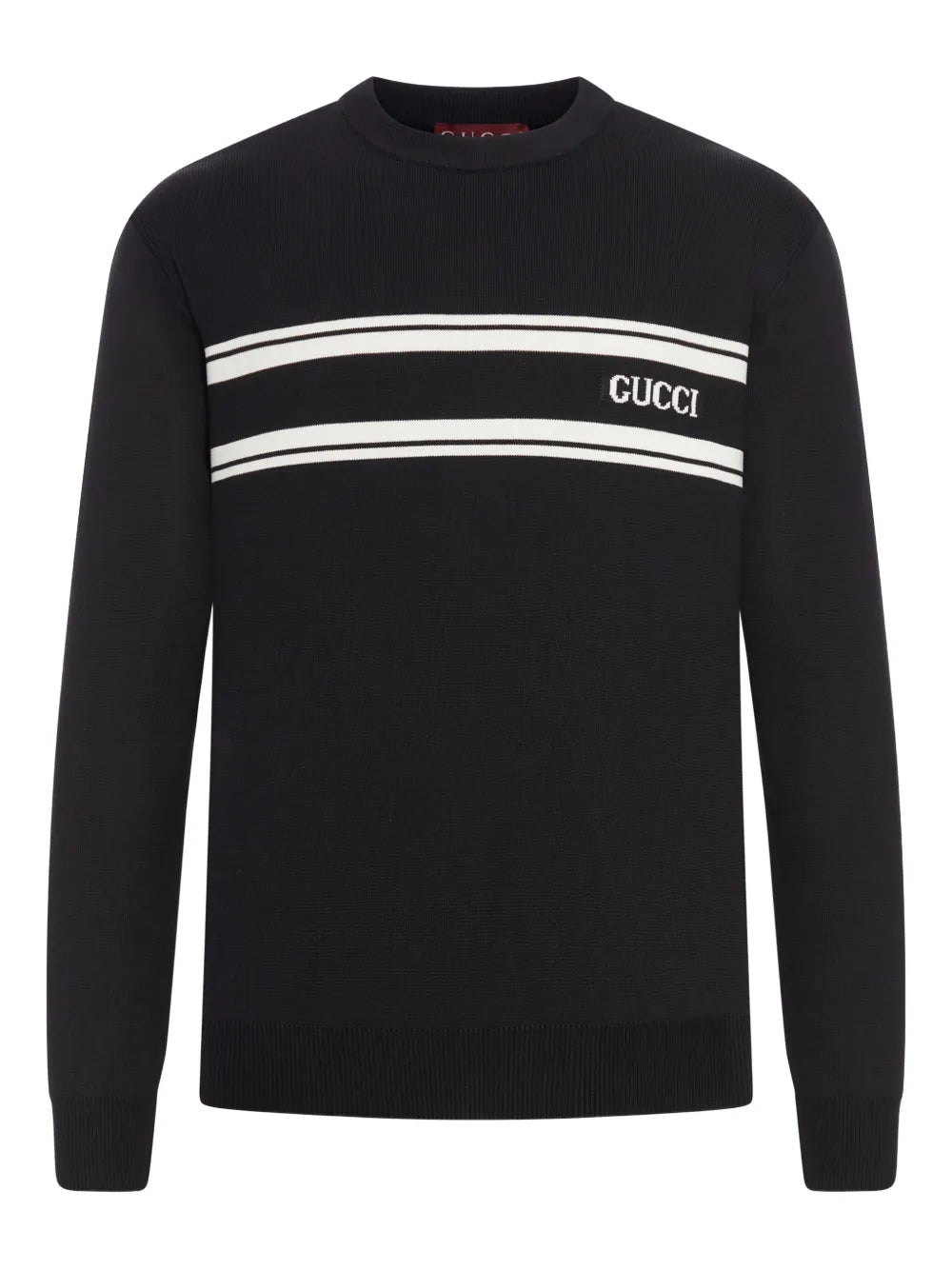 Gucci stripe-logo sweater