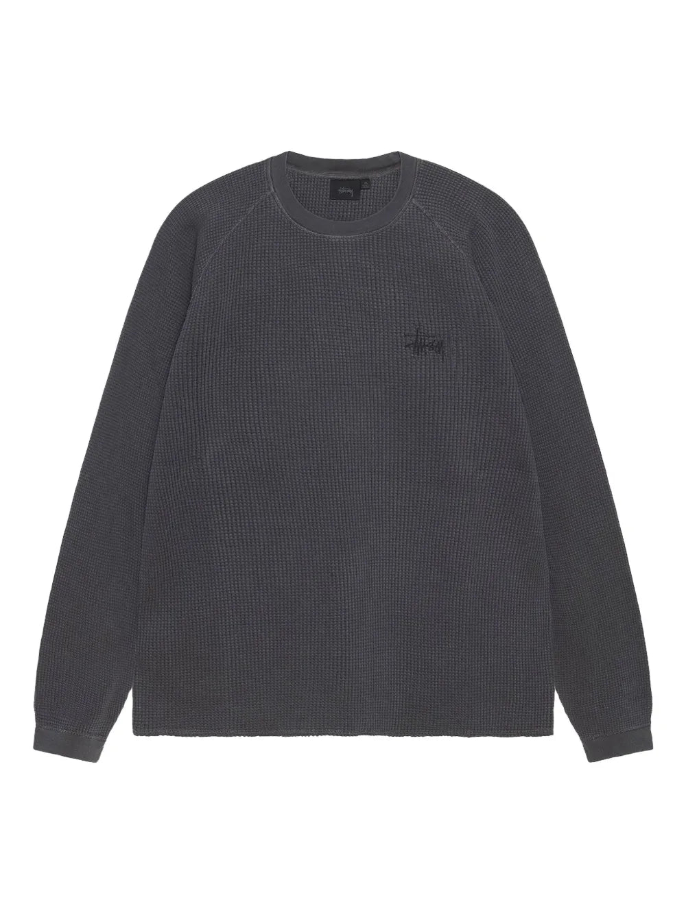 Stüssy waffle-texture long-sleeve t-shirt