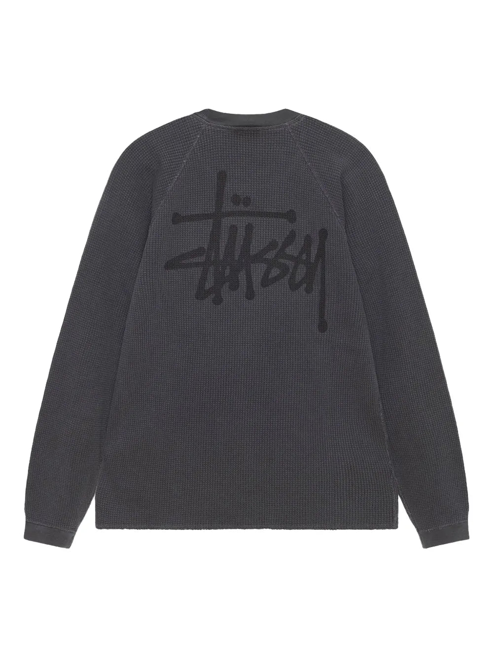 Stüssy waffle-texture long-sleeve t-shirt
