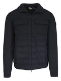 Moncler Padded Wool Zip-Up Jacket