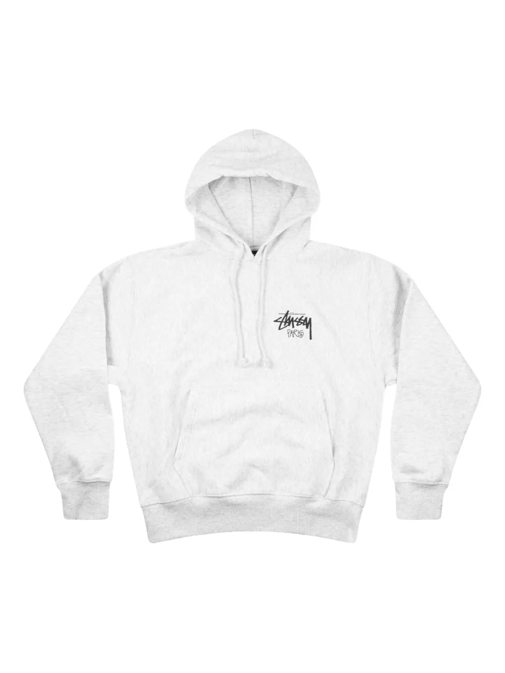 Stüssy long-sleeve logo-detail hoodie
