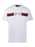 Gucci stripe horsebit-detail T-shirt