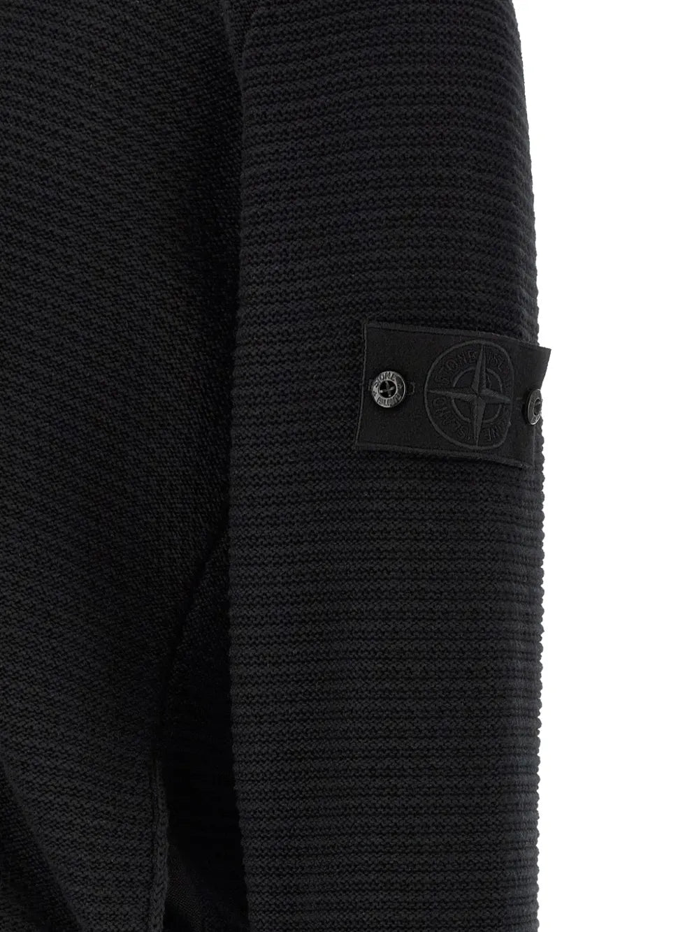 Stone Island high-neck zip-up cardigan