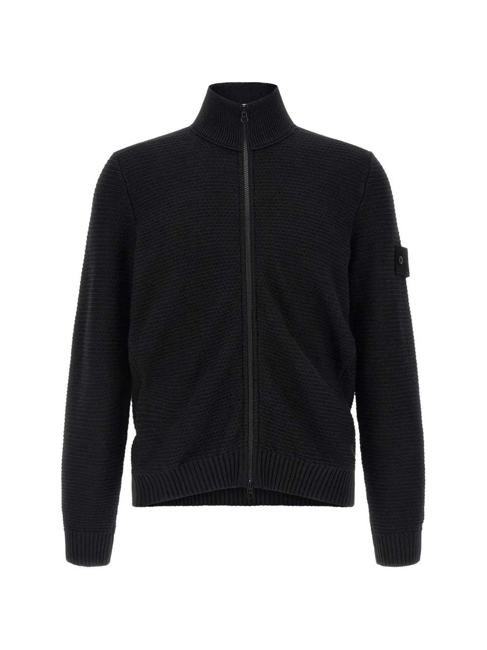Stone Island high-neck zip-up cardigan