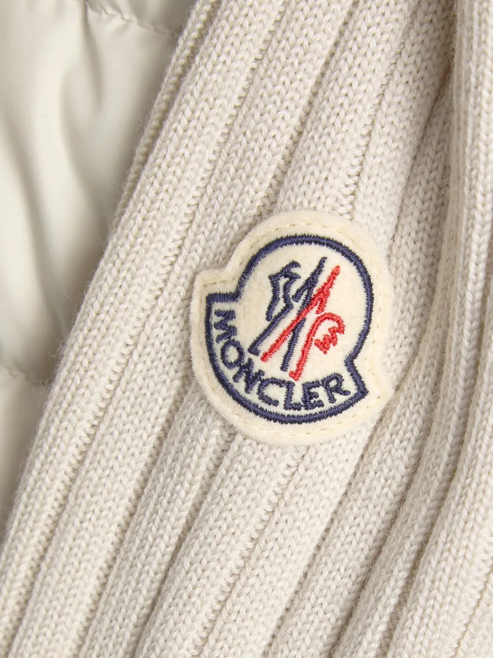 Moncler ribbed padded jacket